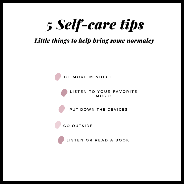 Self-care taking the backseat…5 things you can do for yourself right&nbsp;now?